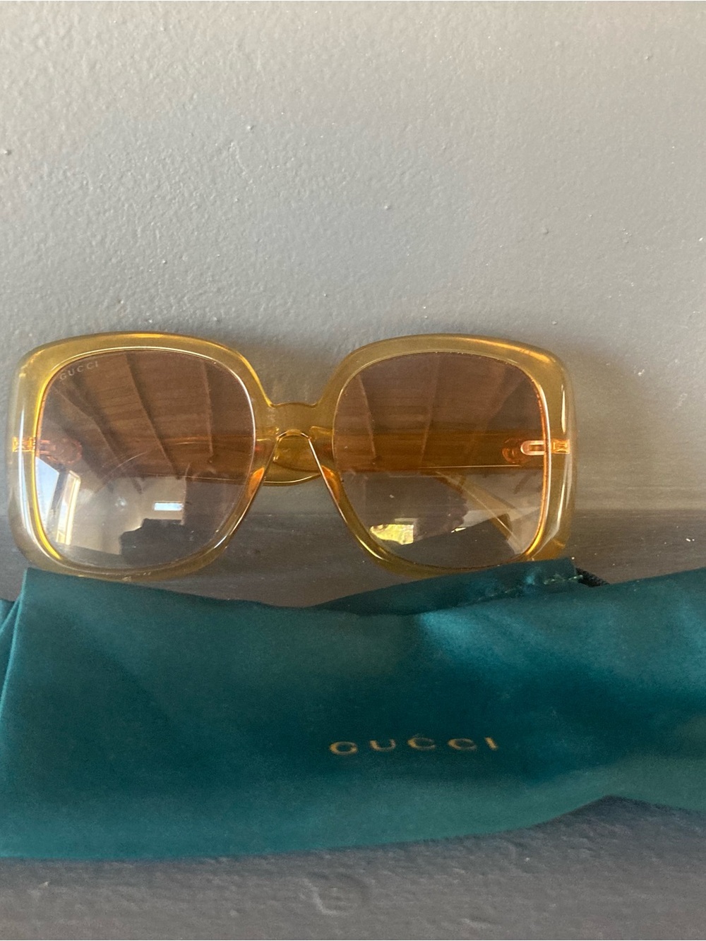 Gucci Women's Amber Oversized Square Sunglasses